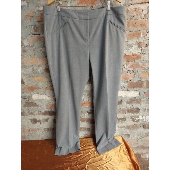 Tahari Pants - Tahari Dress Pants Womens Plus Size 18 Grey Professional AA